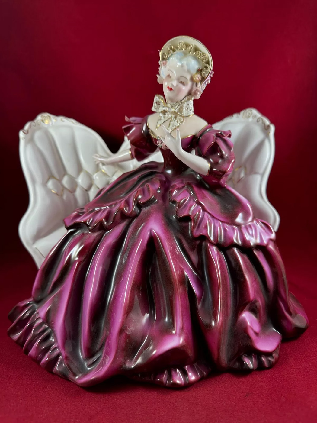 Florence Ceramic Woman on a Couch