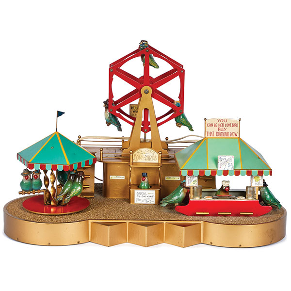 Animated Store Display with Ferris Wheel & Carousel Kovels