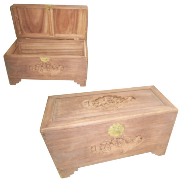 george zee and company art carved furniture wooden chest