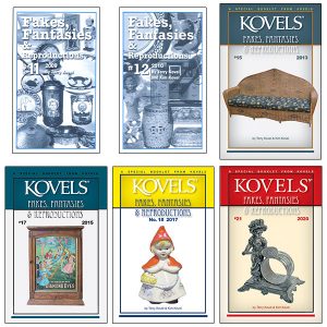 Kovels' Fakes, Fantasies & Reproductions Booklets, No. 11, 12, 15, 17, 18, 21