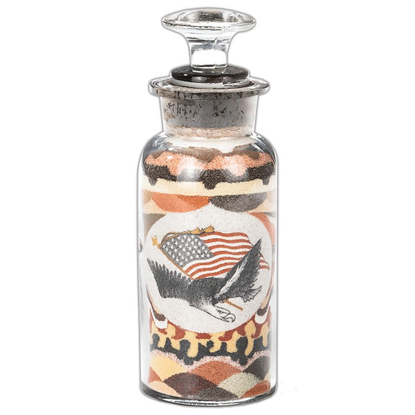 Andrew Clemens Sand Bottle Art Kovels