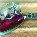 Pyrex "Silver Streak" Iron