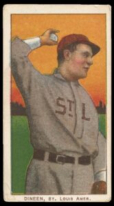 Early Bill Dineen for St. Louis baseball card