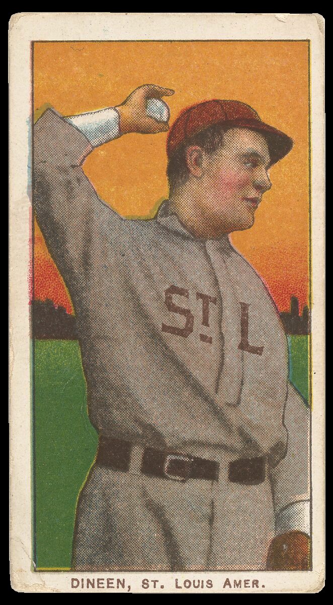 Early Bill Dineen for St. Louis baseball card