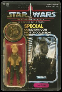 Star Wars: The Power of the Force Yak Face action figure on blister card